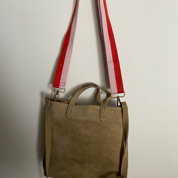 Madewell Zip top Suede Crossbody tote - Picture 10 of 10